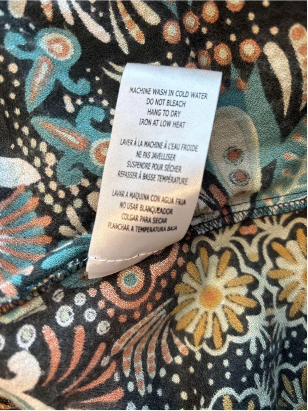 California MoonRise Boho-Style Tunic Mini Dress Size M Festival Hipster Travel - Picture 10 of 12